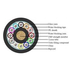 LWL Aussenkabel A-DQ(ZN)B2Y 2x12 E9/125 G652D 