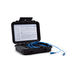 SLIM-VORLAUFFASER-KOFFER LC/APC - SC/APC 