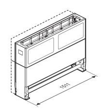 Sockel für UNI15, 400mm tief 