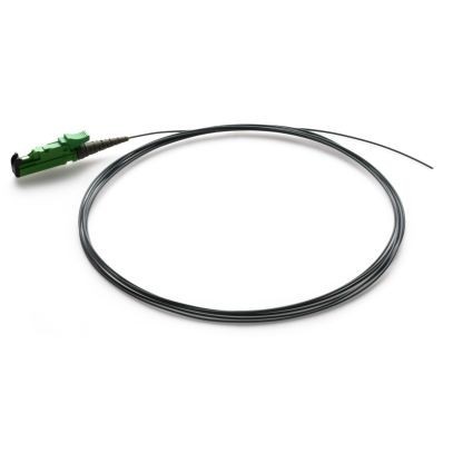 Pigtail-Ader-SM-E2000/APC-0.1dB-002.5-GR 